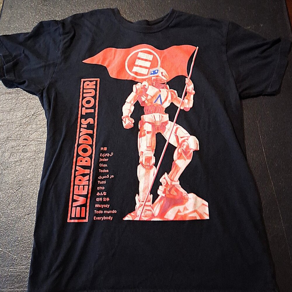 Logic Everybody's Tour 2017 T Shirt 2 Sided With Dates Adult Medium Hip Hop Tee